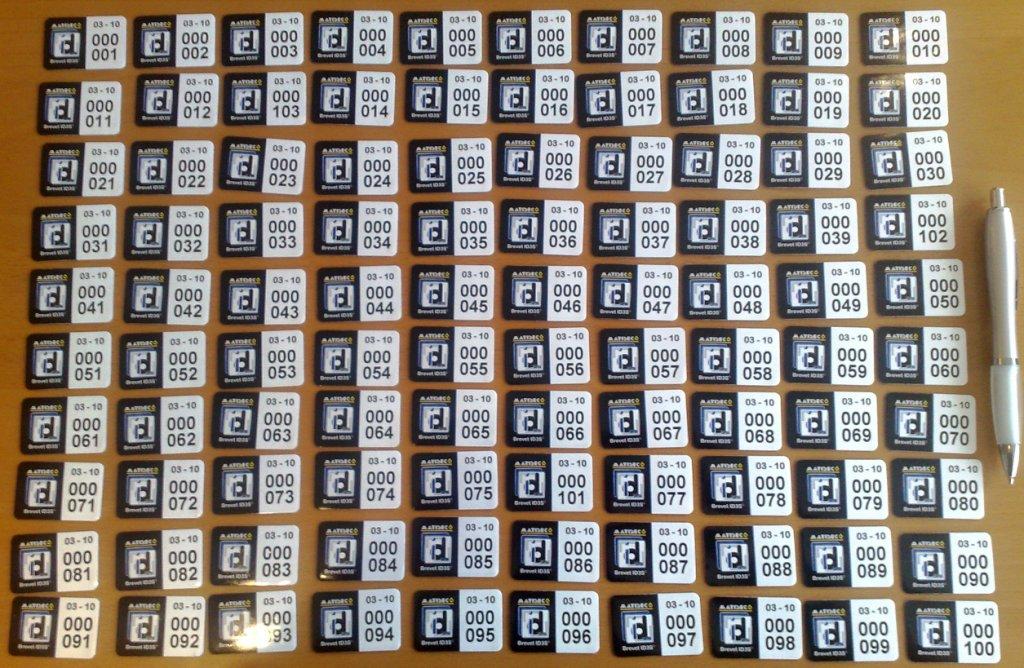 Tags Laminés compatibles Métal 600µ...