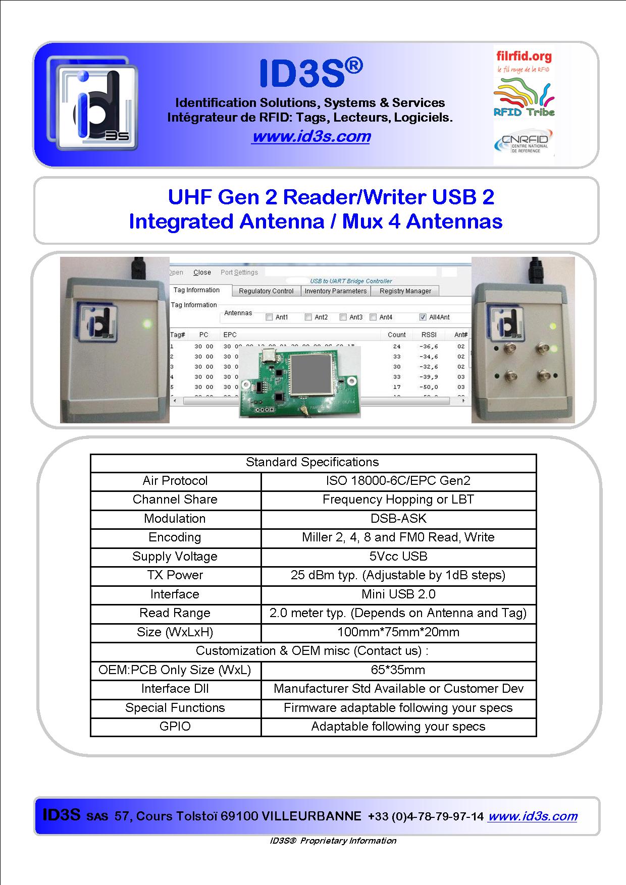 AxId UHF GEN 2 USB 2